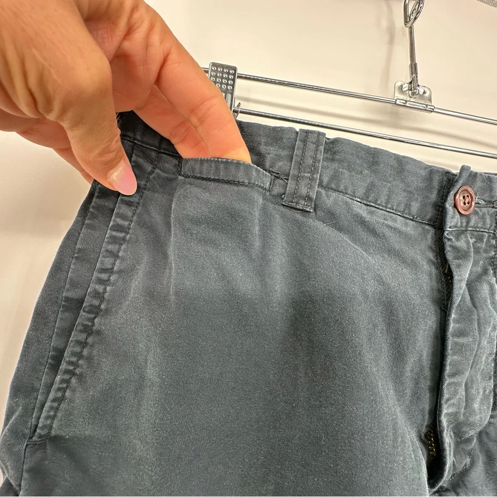 #290-‎ J. Crew Men's Dark Blue Flat Front Shorts